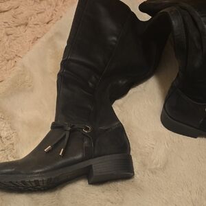 Style & Co. Black Heeled Boots